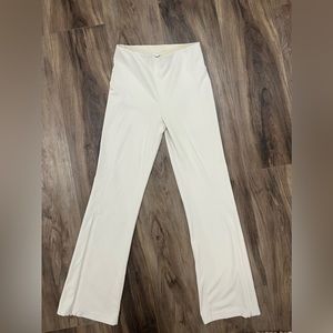 Brushed Softstreme Ribbed Zip Flared Pant